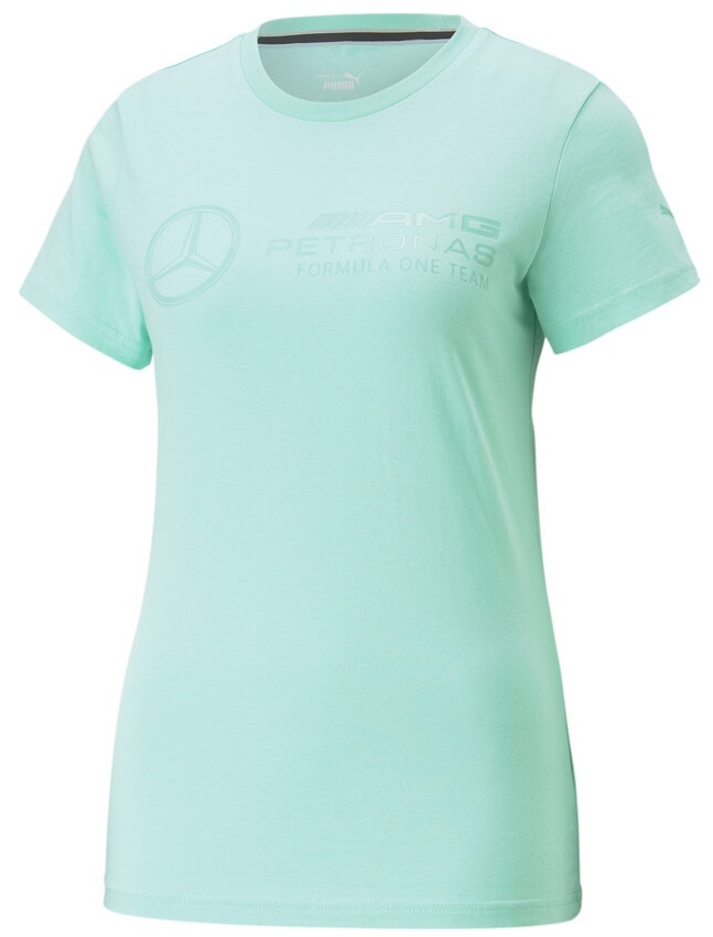 Женская футболка Puma Mapf1 Wmn Ess Logo Tee Mint L