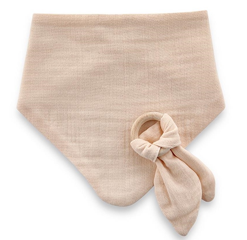 Слюнявчик BabyJem Beige (736)