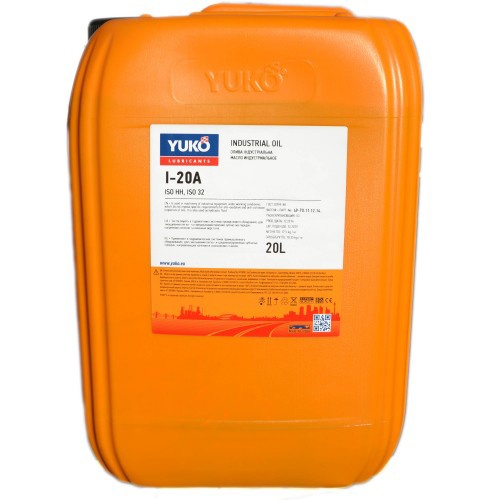 Гидравлическое масло Yuko I-20A 20L, купить по выгодной цене с ...