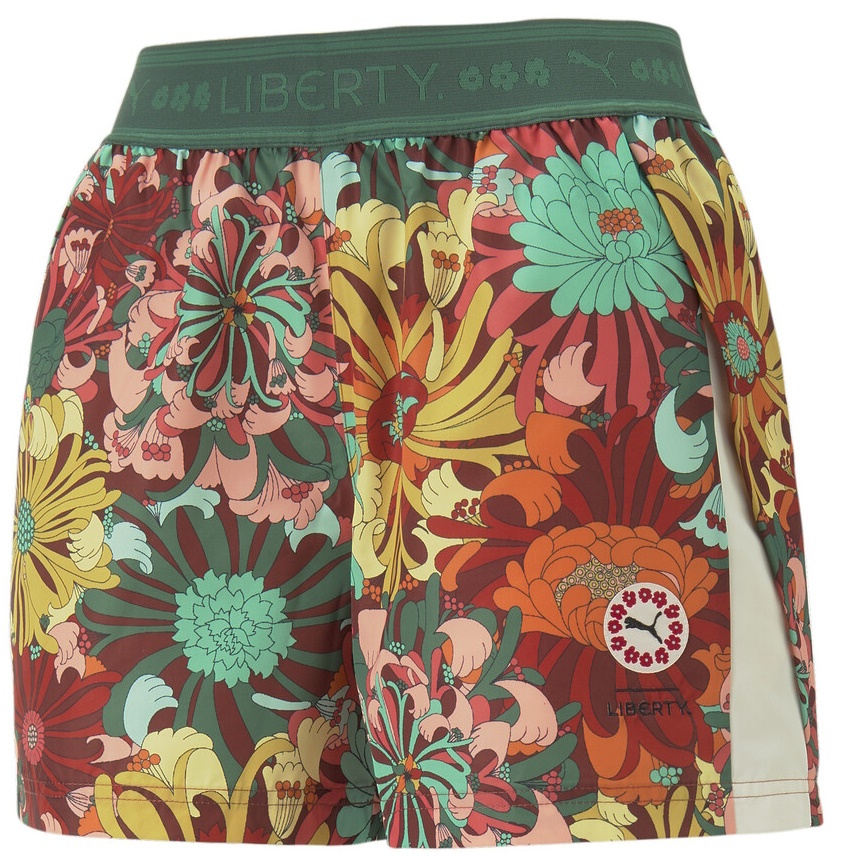 Pantaloni scurți dame Puma X Liberty Aop Woven Shorts Pristine/Aop L