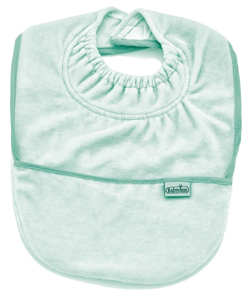 Слюнявчик BabyJem Velvet Green (375)
