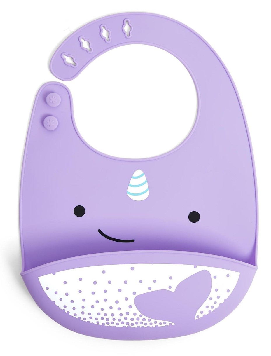 Слюнявчик Skip Hop Fold & Go Zoo Narwhal (9I415110)