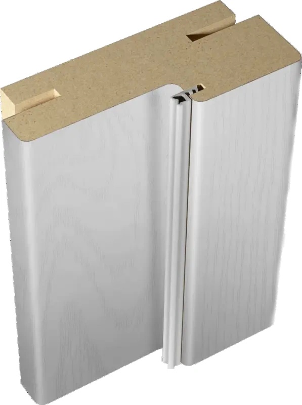 Добор дверной Velldoris Telescopic 80x2100mm Emalit Grey Structural