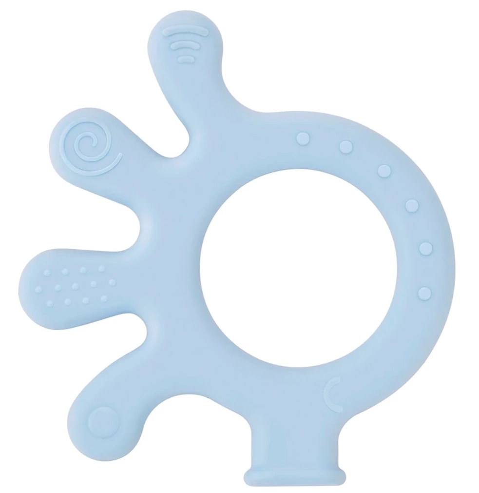 Inel gingival BabyJem Octopus Blue (628)
