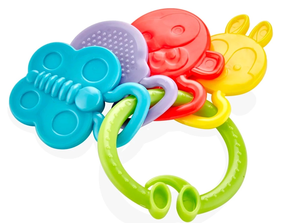 Игрушка-прорезыватель BabyJem Rattle Teether Green (644)