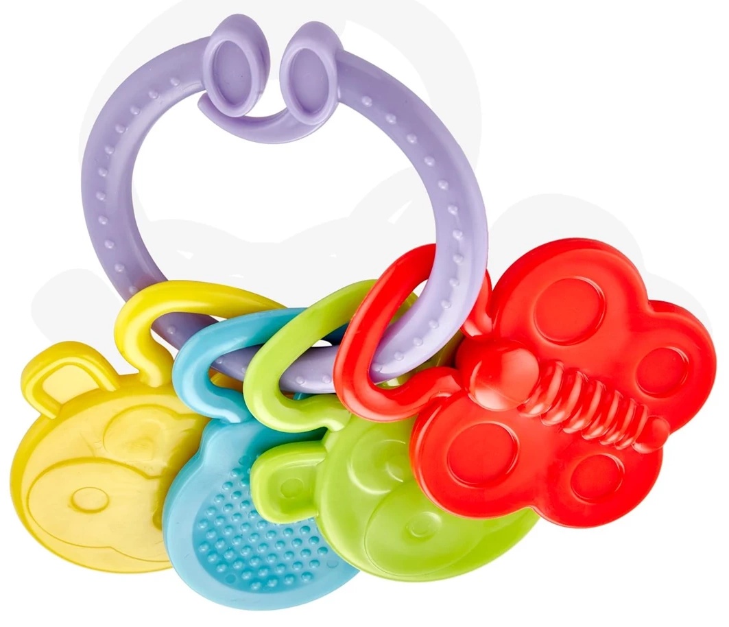 Игрушка-прорезыватель BabyJem Rattle Teether Violet (644)