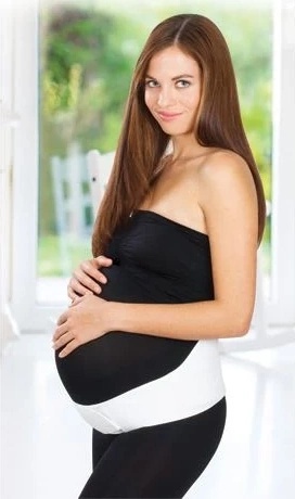 Centura de susținere pentru gravide BabyJem White L (249)