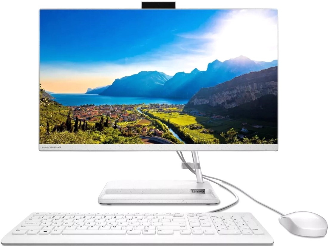 Sistem Desktop Lenovo IdeaCentre 3 24ALC6 White (R7 7730U 16Gb 512Gb)