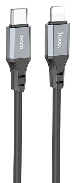 Cablu USB Hoco X86 Type-C to Lighting Black