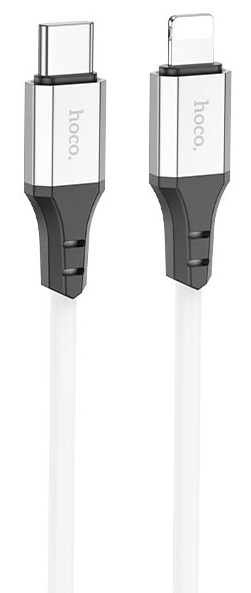 Cablu USB Hoco X86 Type-C to Lighting White