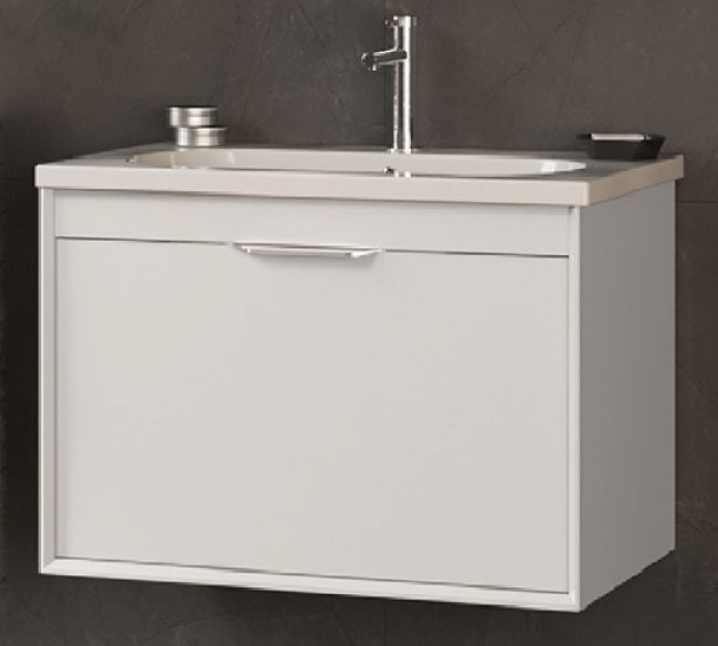 Шкаф с умывальником Orka Clay 100 White (17831)