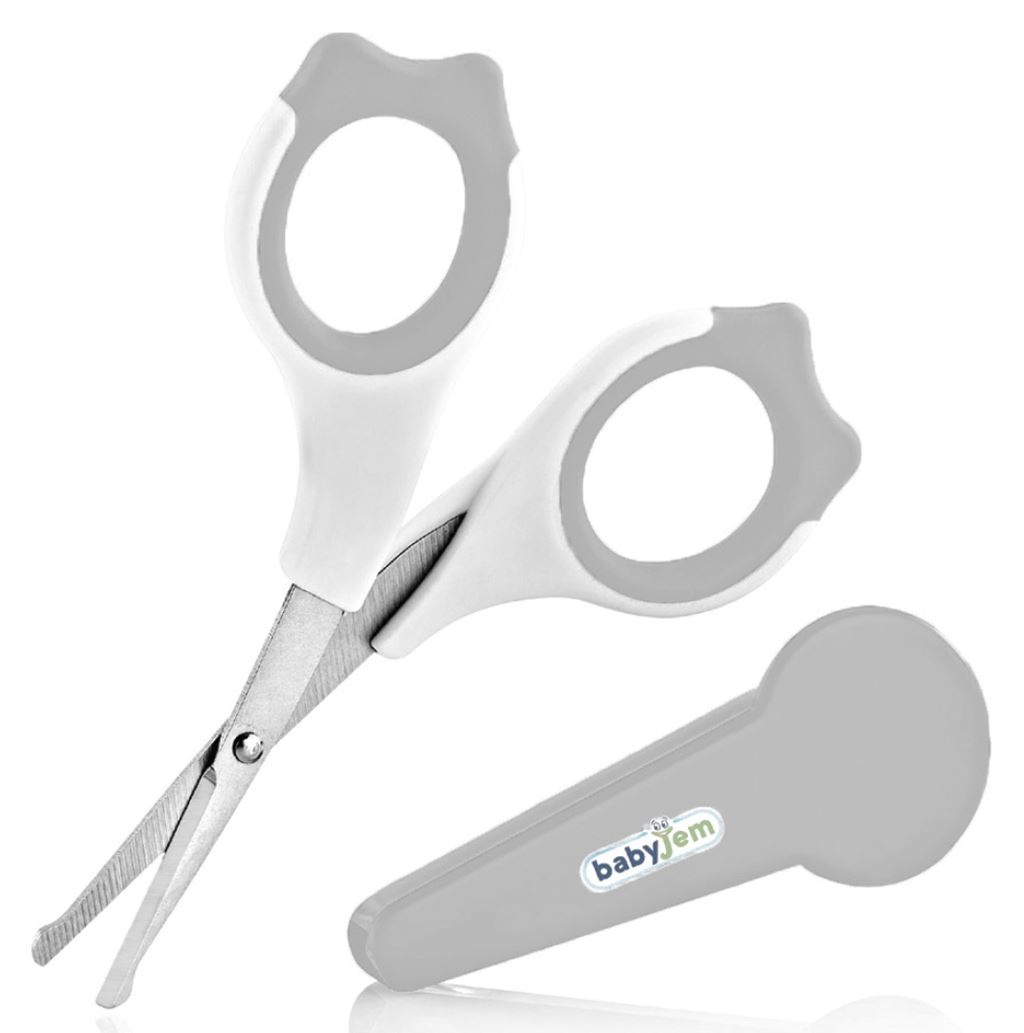 Ножницы детские с защитой BabyJem Grey (520)