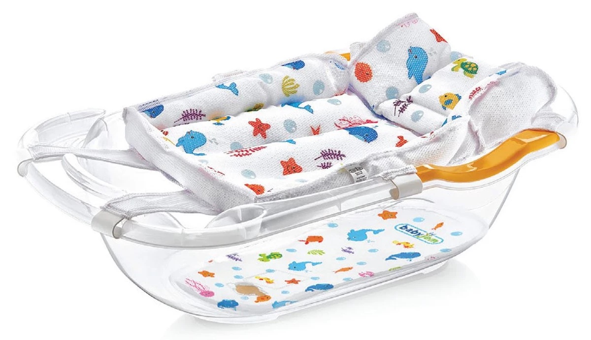 Hamac pentru scăldat BabyJem Ocean Baby White (393)
