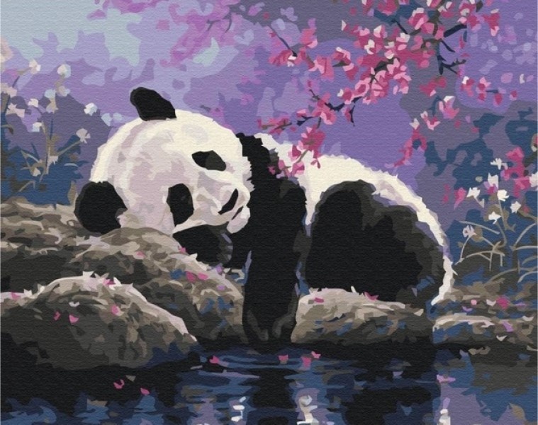 Картина по номерам Brushme Сладкий сон панды BS25108