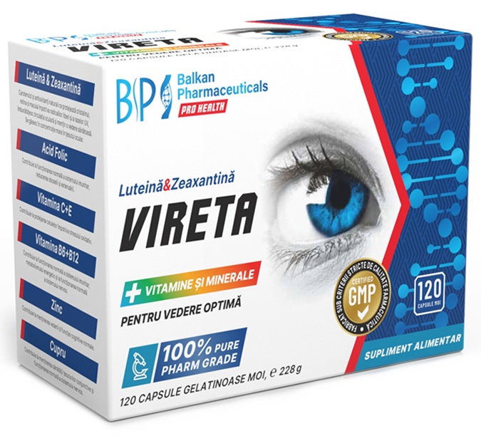 Витамины Balkan Pharmaceuticals Vireta 120cap
