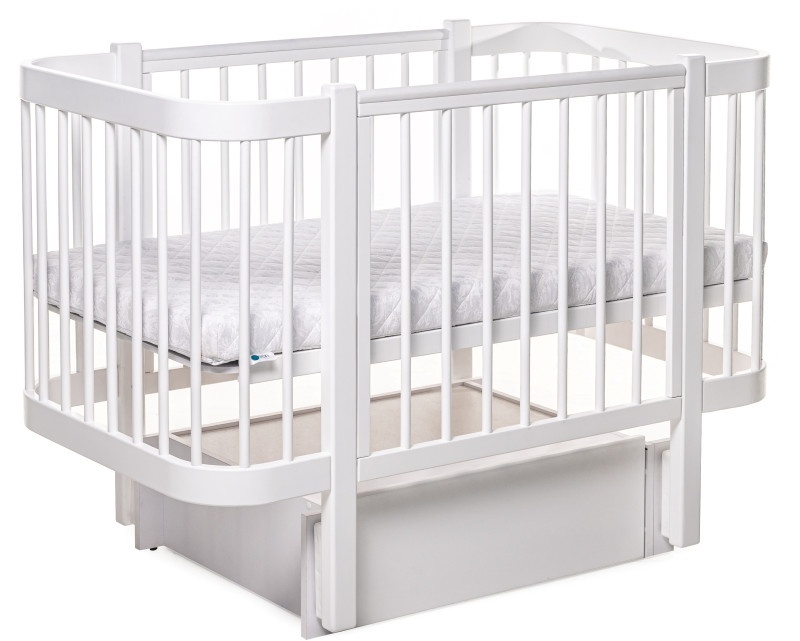 Кроватка Eucalyptus Karol Premium White/White (DS-9011)