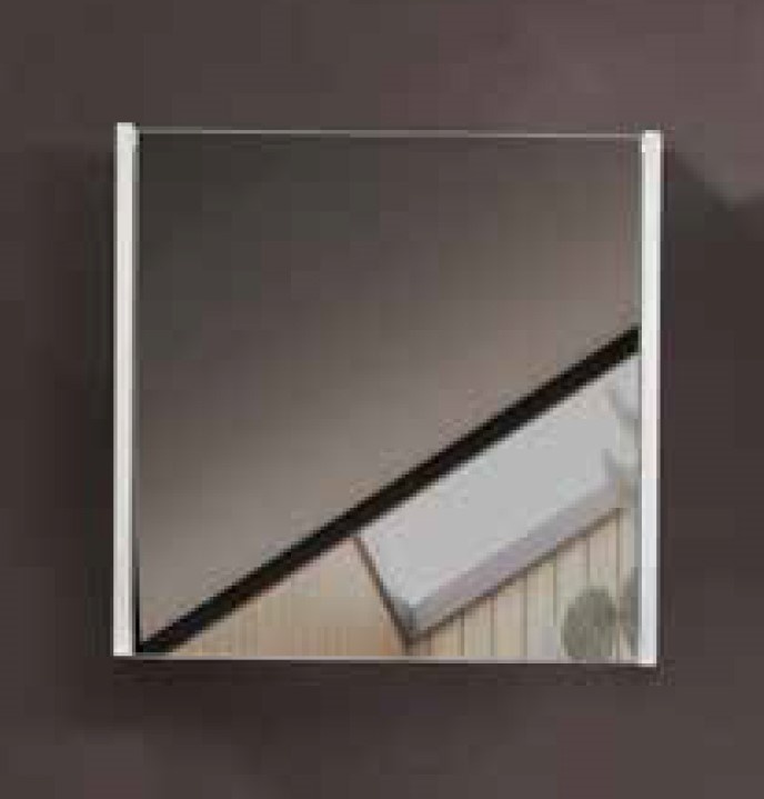 Шкаф с зеркалом Martat Venna 65cm White (02414)