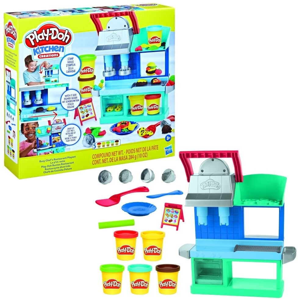 Пластилин Hasbro Play-Doh Busy Chef's Restaurant Playset (F8107)