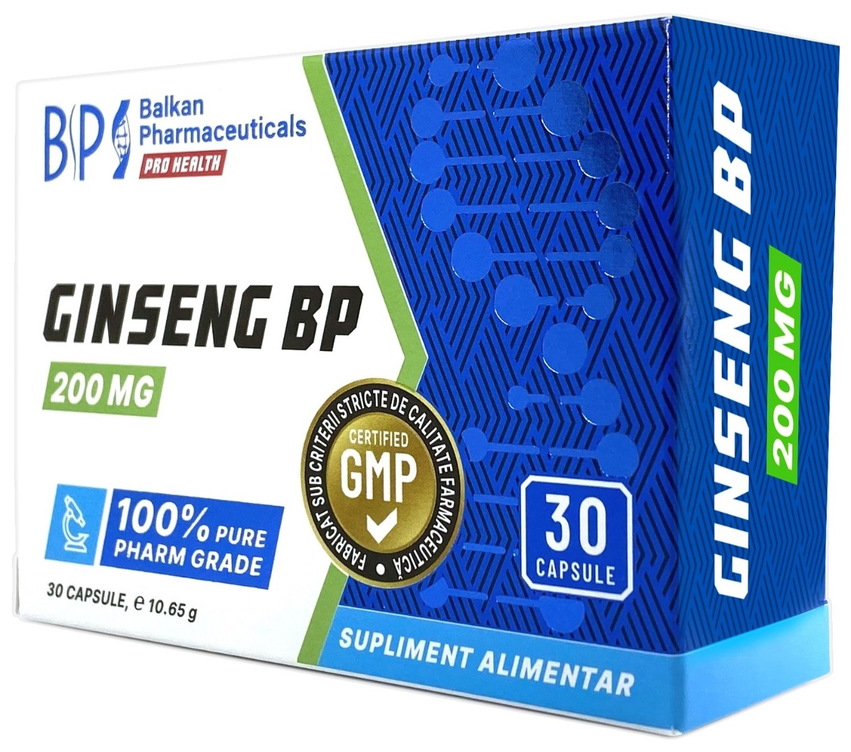Supliment alimentar Balkan Pharmaceuticals Ginseng 200mg 30cap