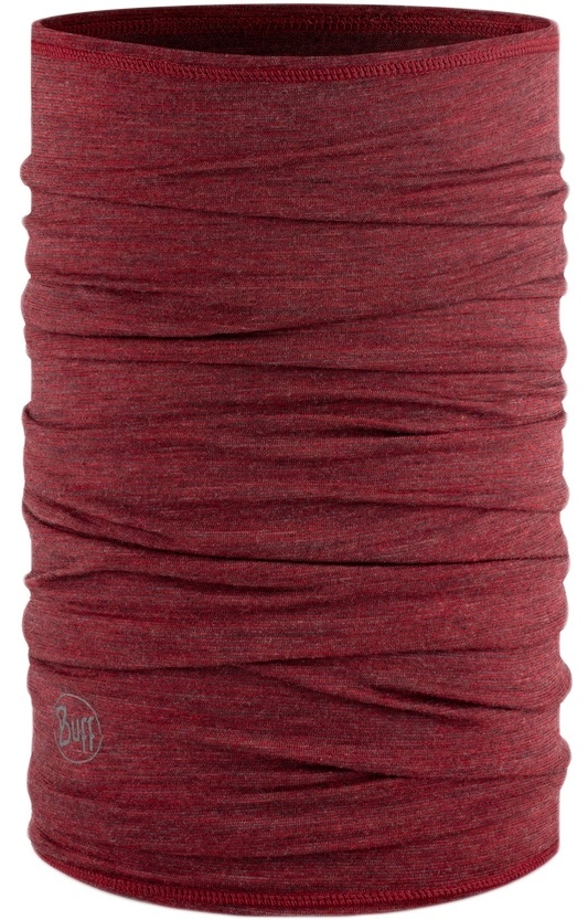 Мультифункциональная повязка Buff Merino Lightweight Neckwear Mars Red