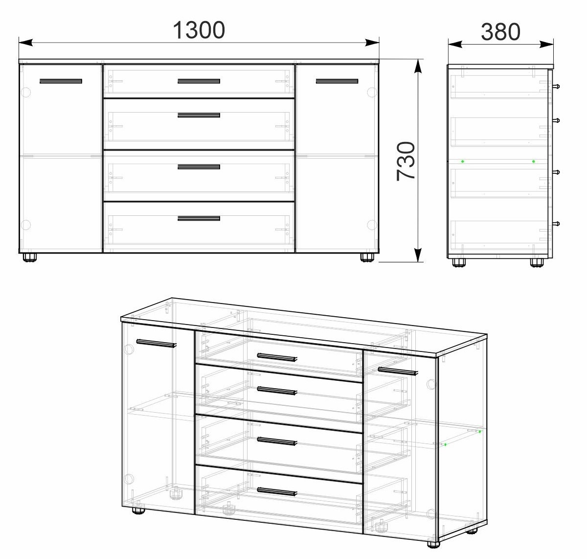 сборка комода к 1
