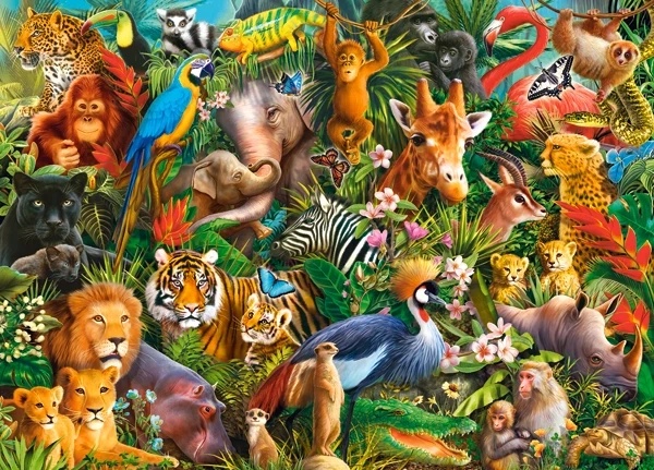 Puzzle Castorland 180 Amazing Animals (B-018512)
