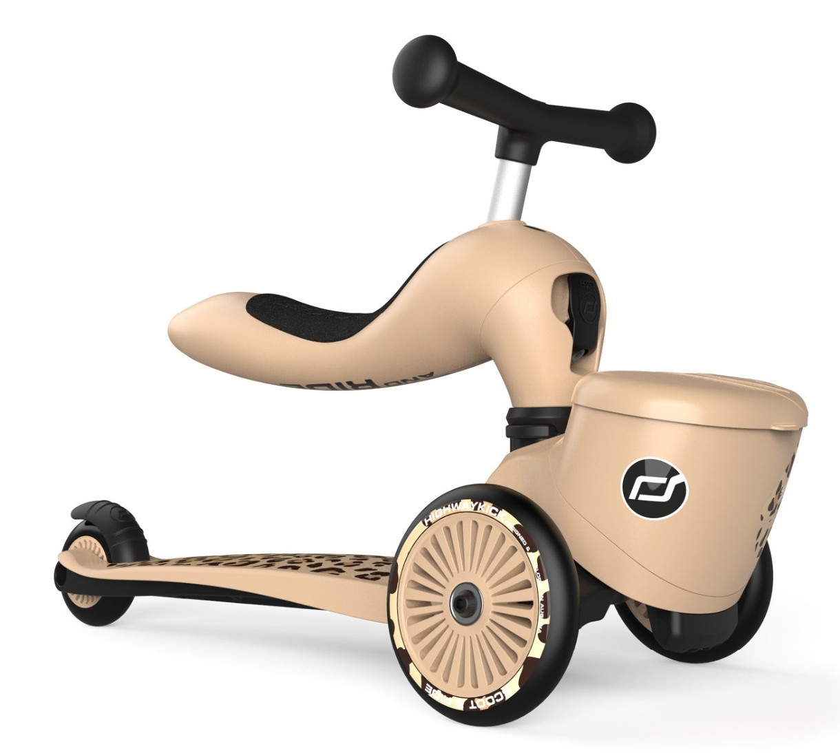 Trotinetă Scoot and Ride 2in1 Highway Kick 1 Lifestyle Leopard