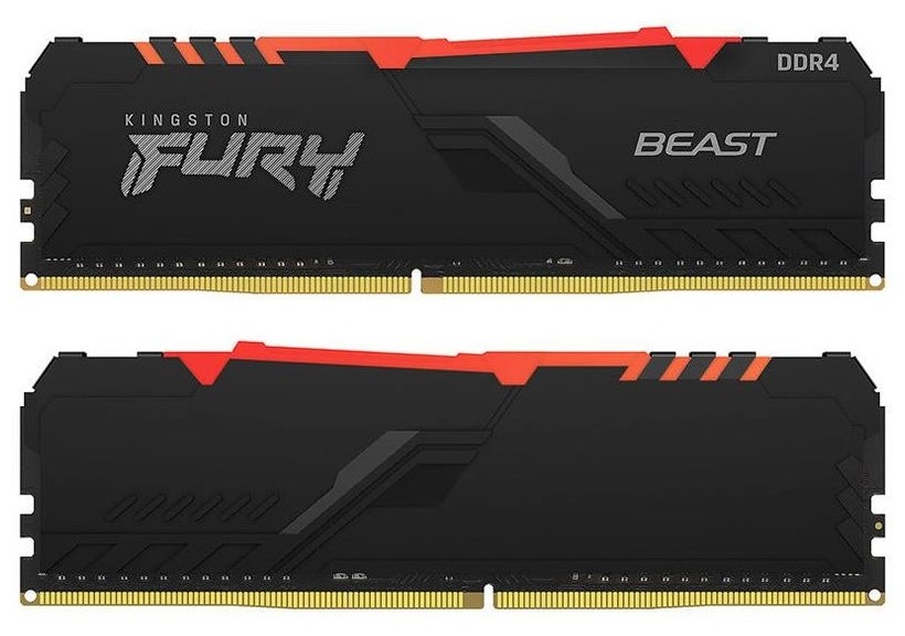 Memorie Kingston Fury Beast 64Gb DDR4-3600MHz Kit (KF436C18BBAK2/64)