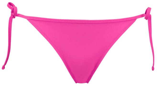 Slip de baie Puma Swim Women Side Tie Bikini Bottom 1P Neon Pink M