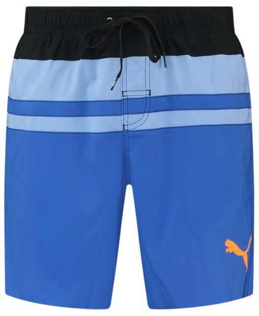 Slip de înot pentru bărbați Puma Swim Men Heritage Mid Shorts 1P Benjamin Blue Combo XS