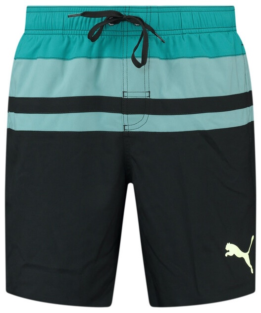 Мужские плавки Puma Swim Men Heritage Mid Shorts 1P Black Teal Combo XL