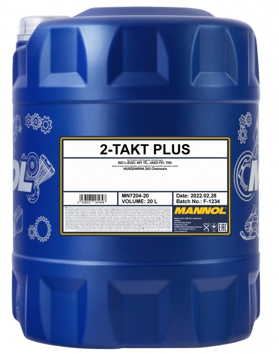 Моторное масло Mannol 2-Takt Plus 7204 20L