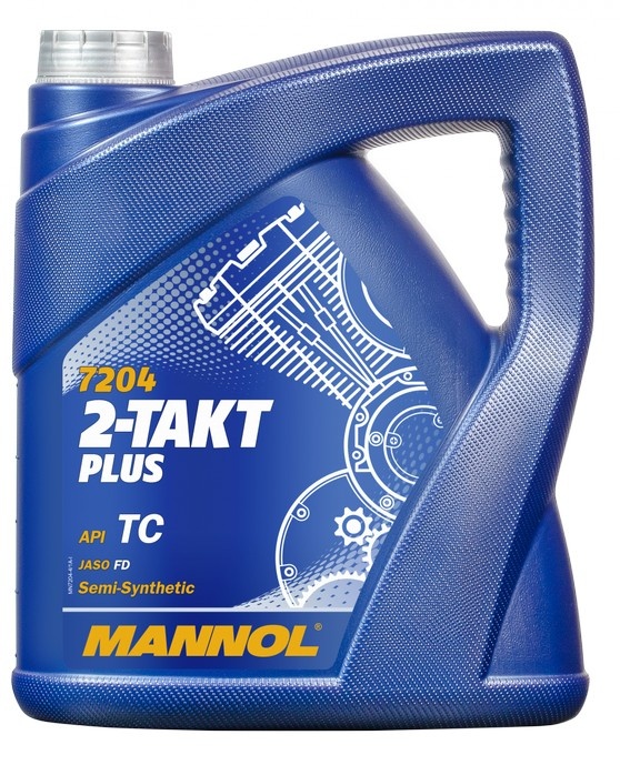 Моторное масло Mannol 2-Takt Plus 7204 4L