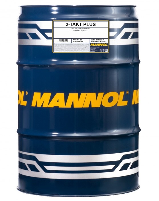 Моторное масло Mannol 2-Takt Plus 7204 60L