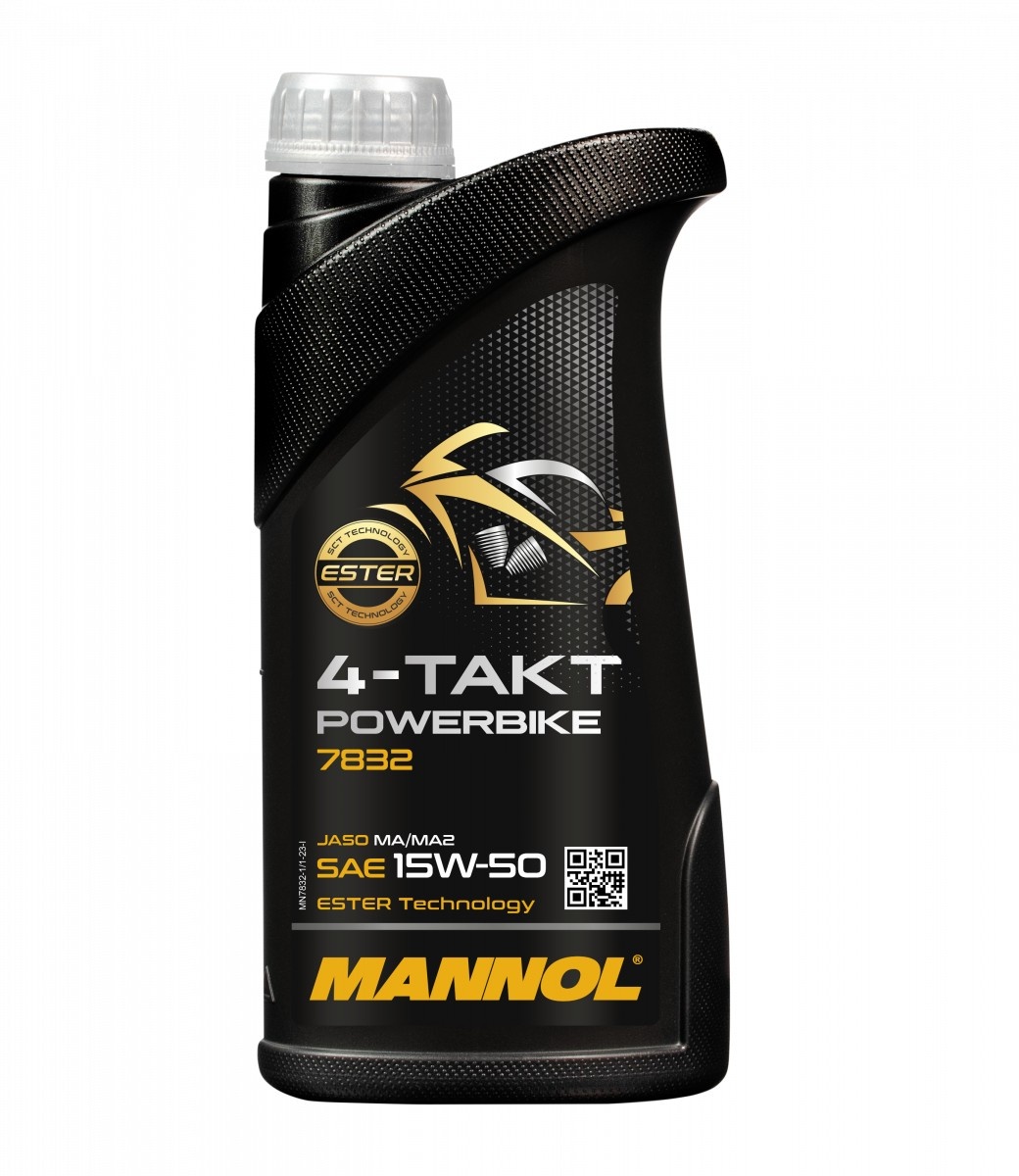 Моторное масло Mannol 4-Takt Powerbike 15W-50 7832 1L
