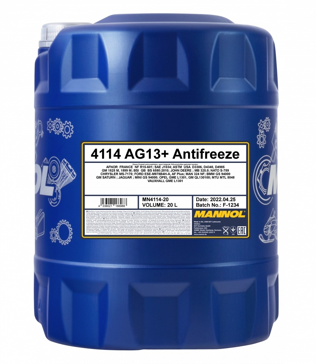 Antigel Mannol Antifreeze AG13+ Advanced 4114 10L