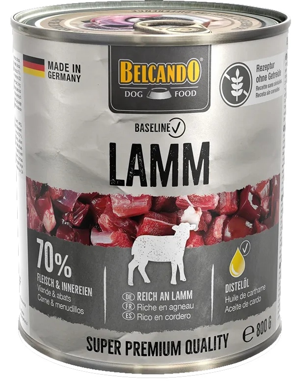 Hrană umedă pentru câini Belcando Baseline Lamb 0.8kg