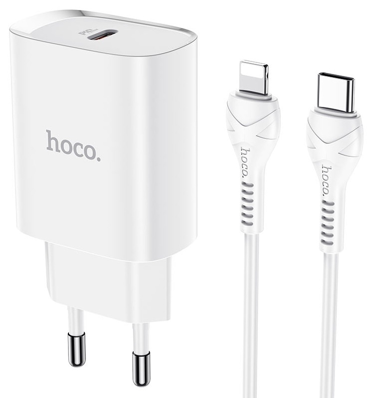 Încărcător Hoco N14 Smart Charging Type-C to Lightning White