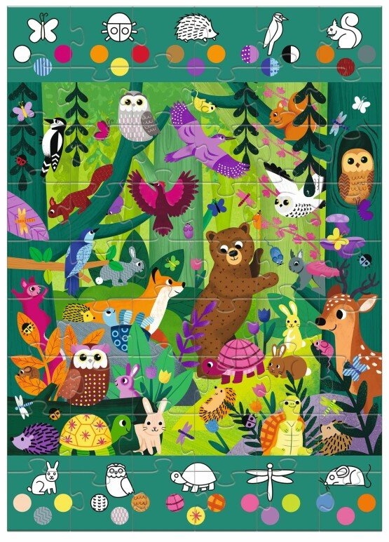 Puzzle Djeco 54 Observation Forest DJ07149