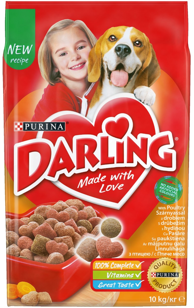 Hrană uscată pentru câini Purina Darling Meat & Vegetable 10kg