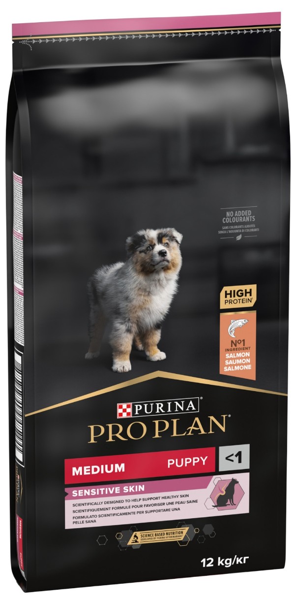 Hrană uscată pentru câini Purina Pro Plan Puppy Medium Salmon 12kg