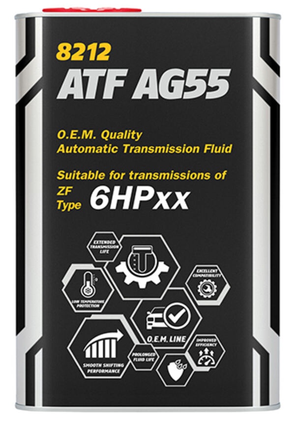 Трансмиссионное масло Mannol ATF AG55 Metal 8212 4L