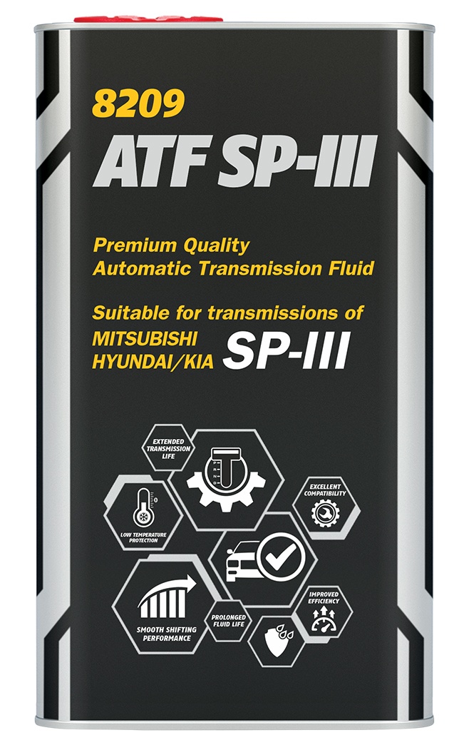 Трансмиссионное масло Mannol ATF SP-III 8209 4L Metal