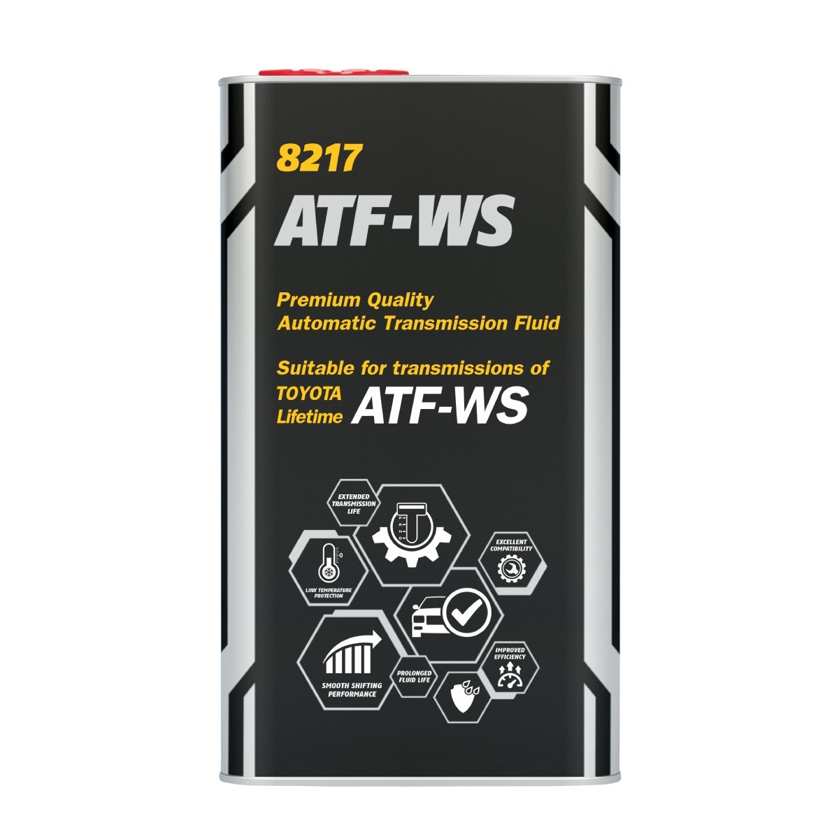 Трансмиссионное масло Mannol ATF-WS 8217 4L Metal