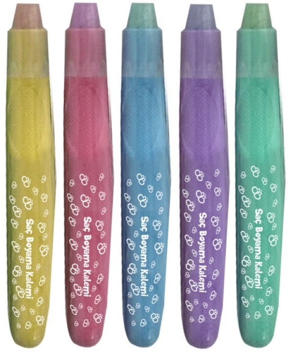 Мелки для волос BuBu Hair Chalk Pen 5pcs SK0001