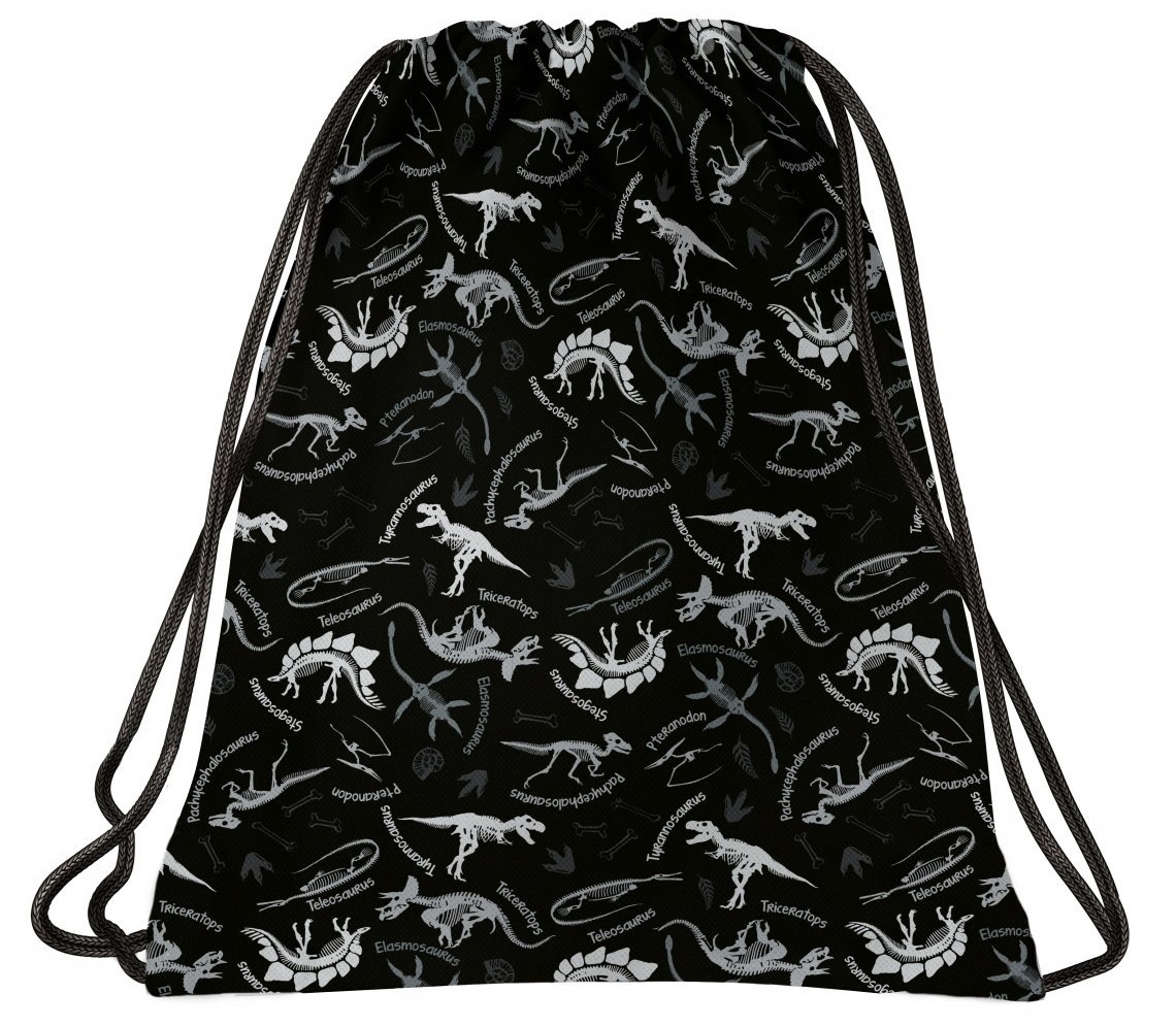 Мешок для обуви BackUP Dinosaury Black WOB5A50 