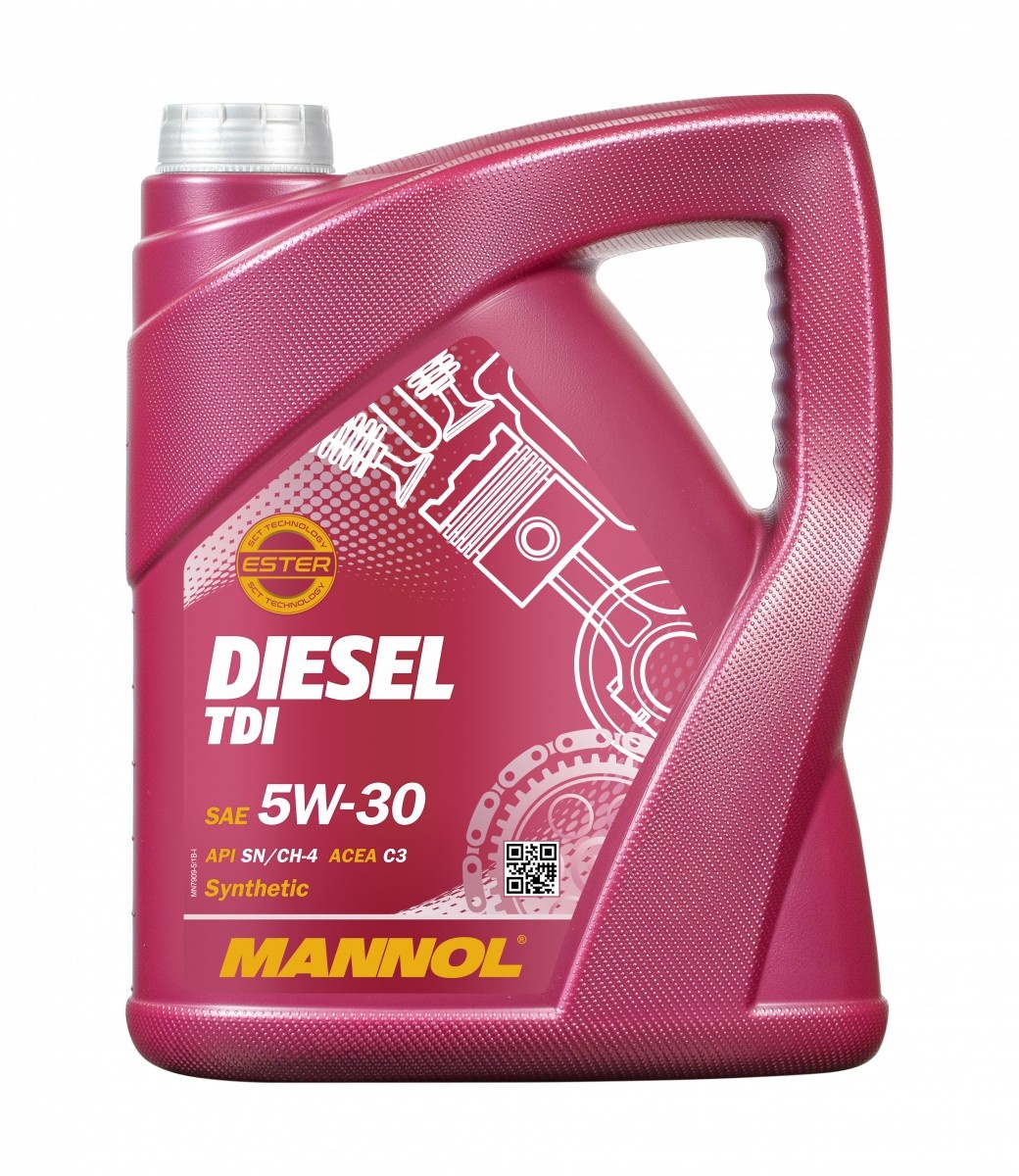 Моторное масло Mannol Diesel TDI 5W-30 7909 5L