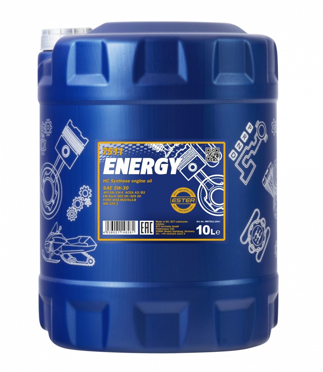 Моторное масло Mannol Energy 5W-30 7511 10L