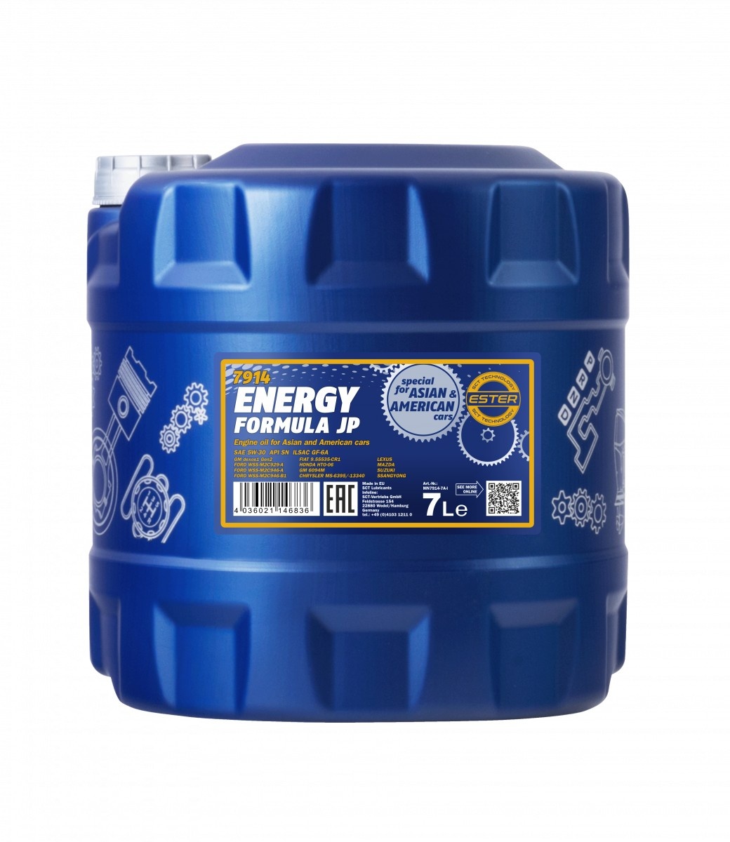 Моторное масло Mannol Energy Formula JP 5W-30 7914 7L