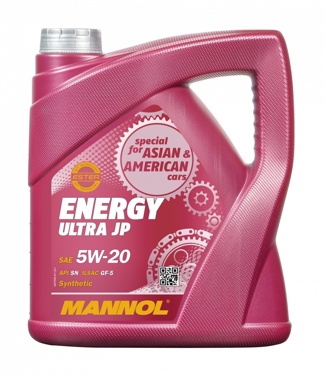Моторное масло Mannol Energy Ultra JP 5W-20 7906 4L
